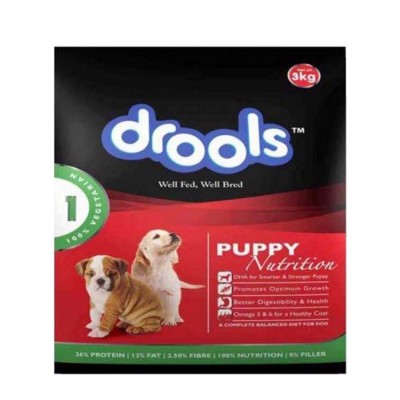 Drools Puppy Dog Food Veg - 3kg